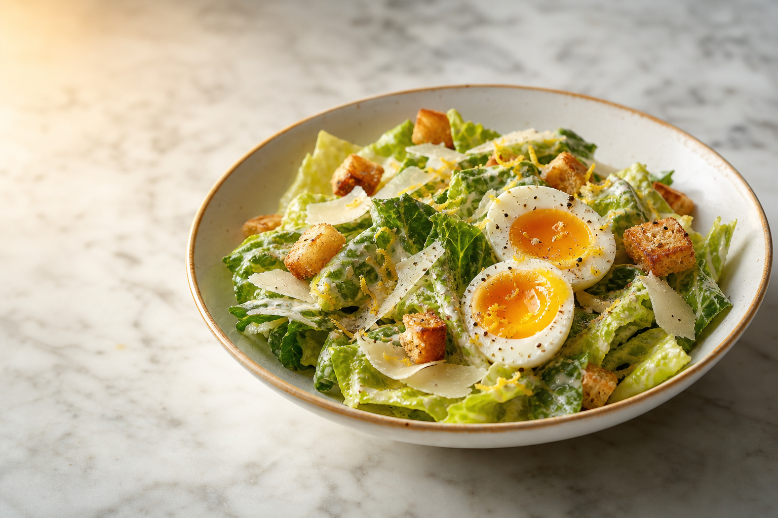 Salade César Végétarienne Romantique